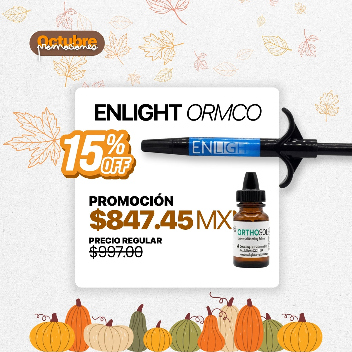 Promoción: Resina Enlight | Ortho Factory México