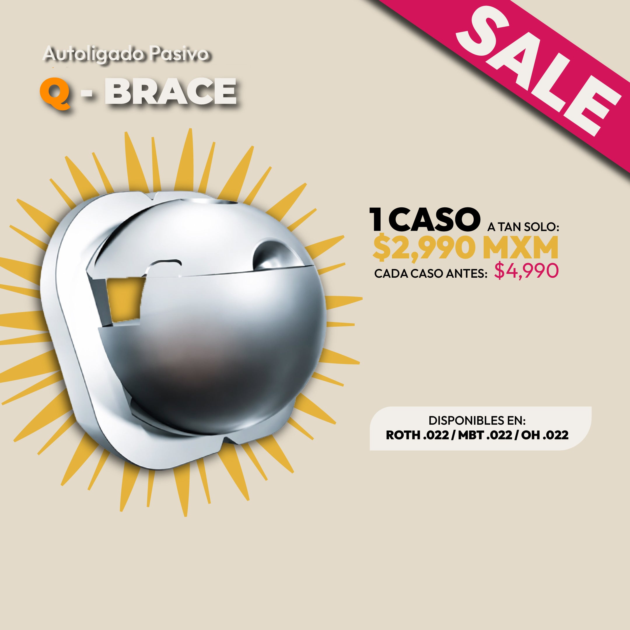 Promoción: Autoligado Pasivo Q-BRACE