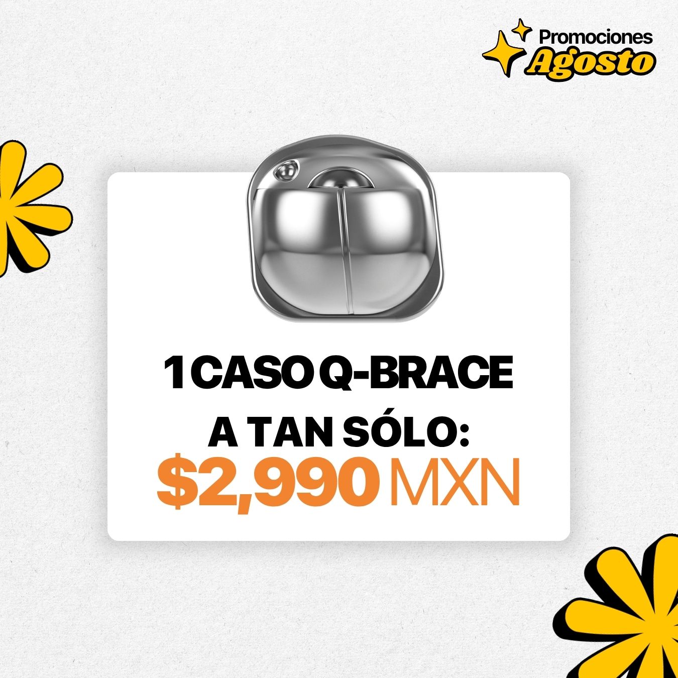 Promoción: Autoligado Pasivo Q-BRACE 1 Caso | Ortho Factory México