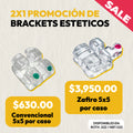 Promoción 2x1: Brackets Zafiro 5x5