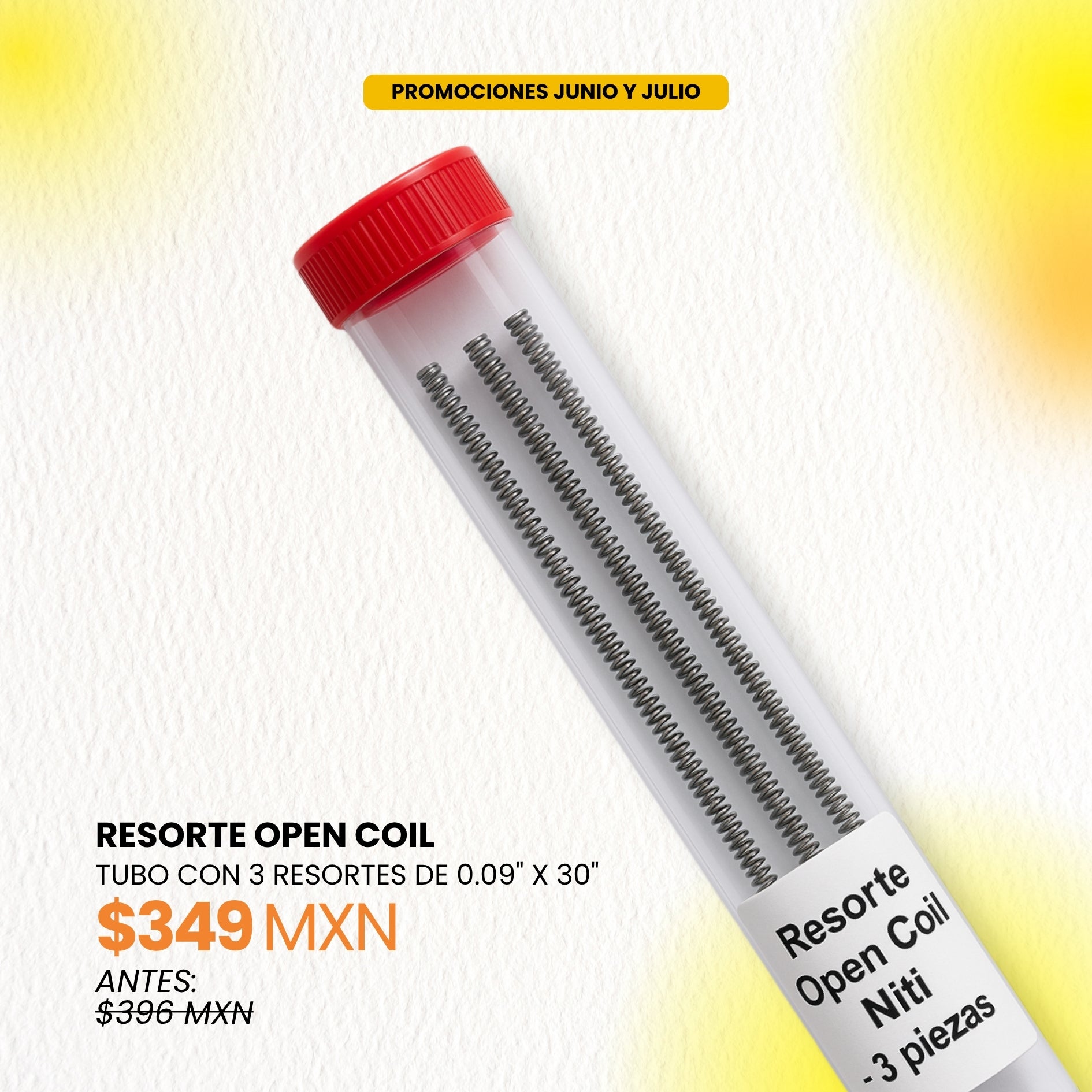 Promocion: Resorte Open Coil | Ortho Factory México