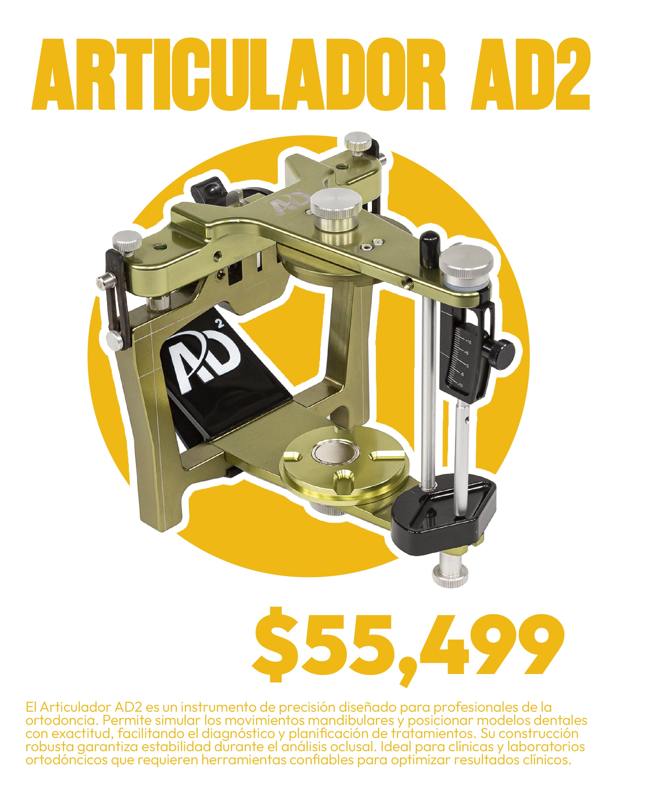 Articulador AD2 | Ortho Factory México